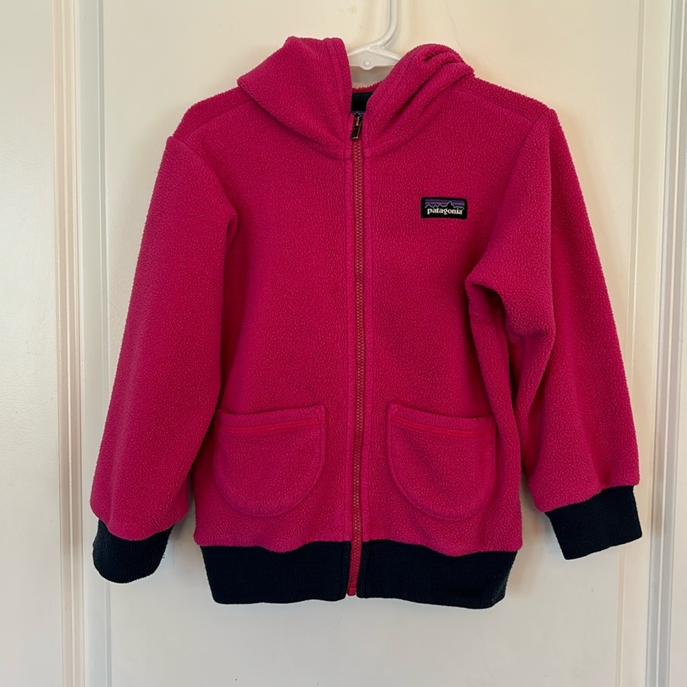 Patagonia kids hooded zipper jacket